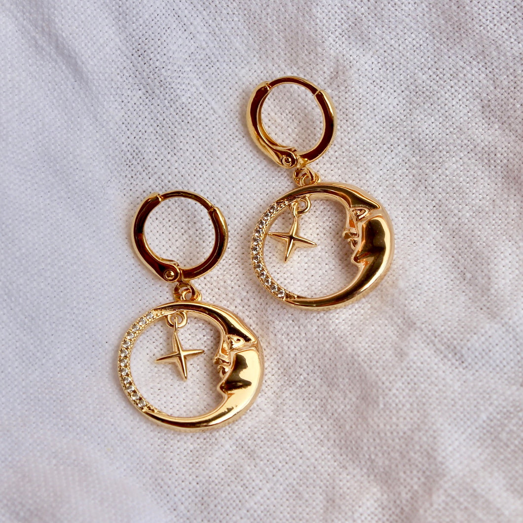 Moon and Star Hoops