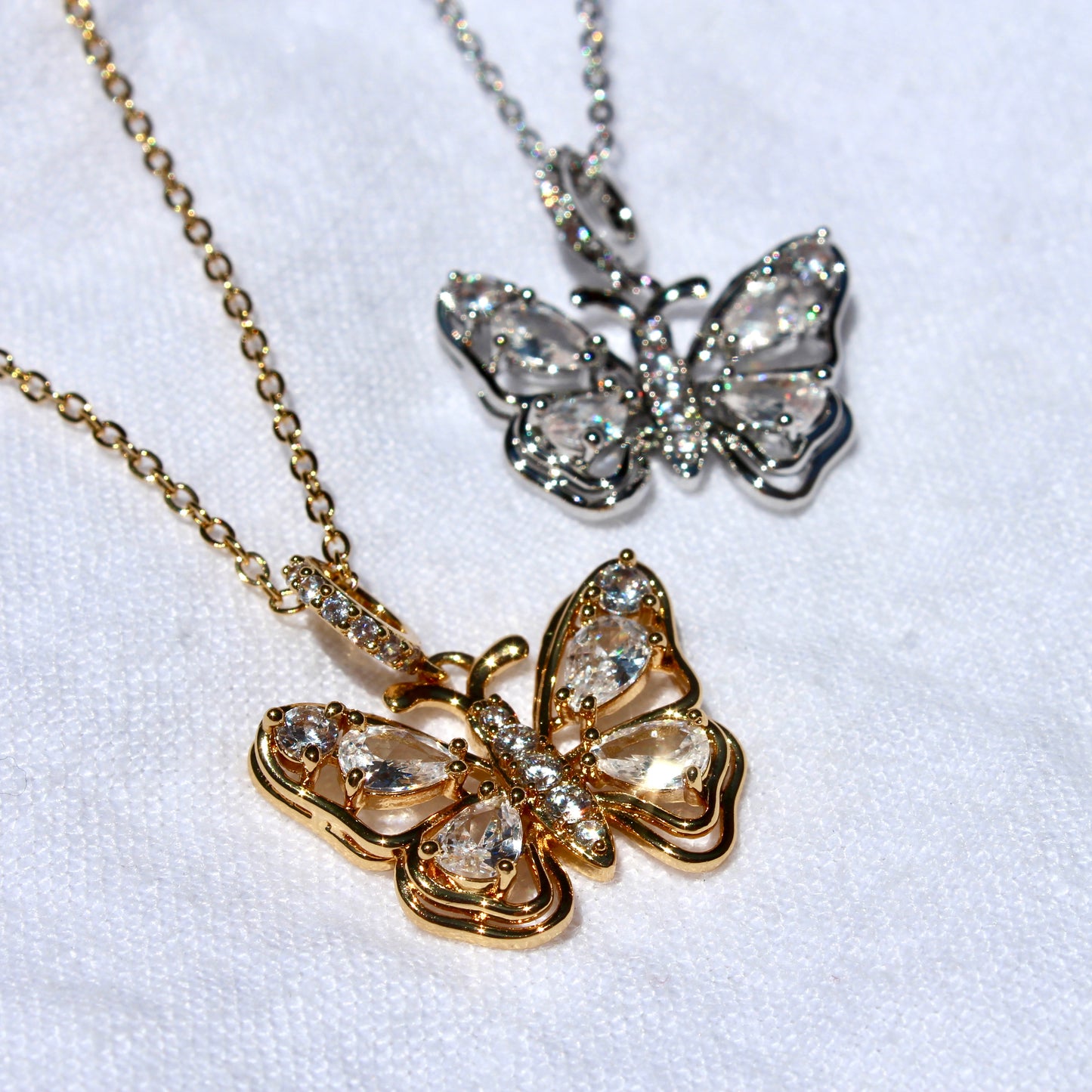 Butterfly Gem Necklace