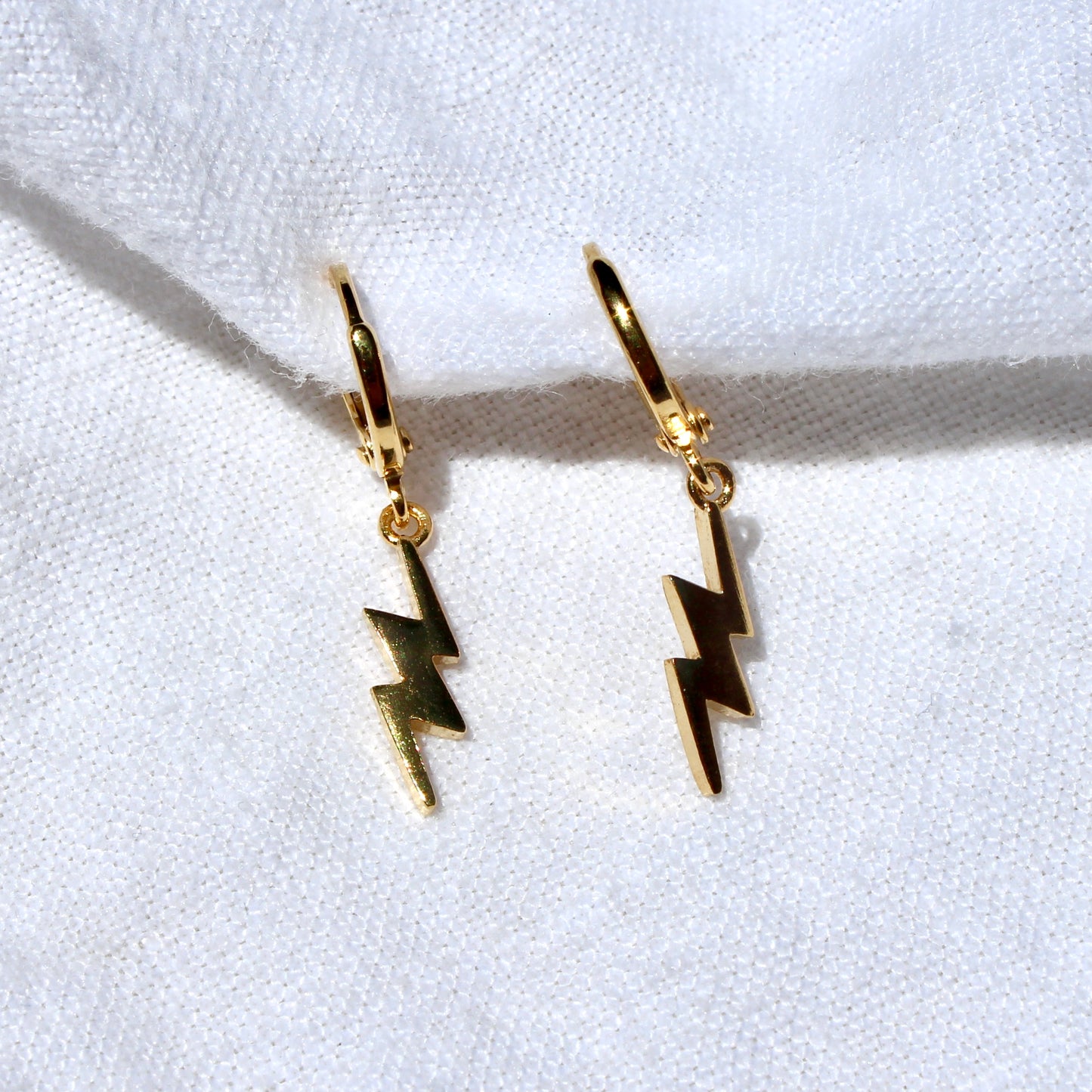 Lightning Bolt Hoops